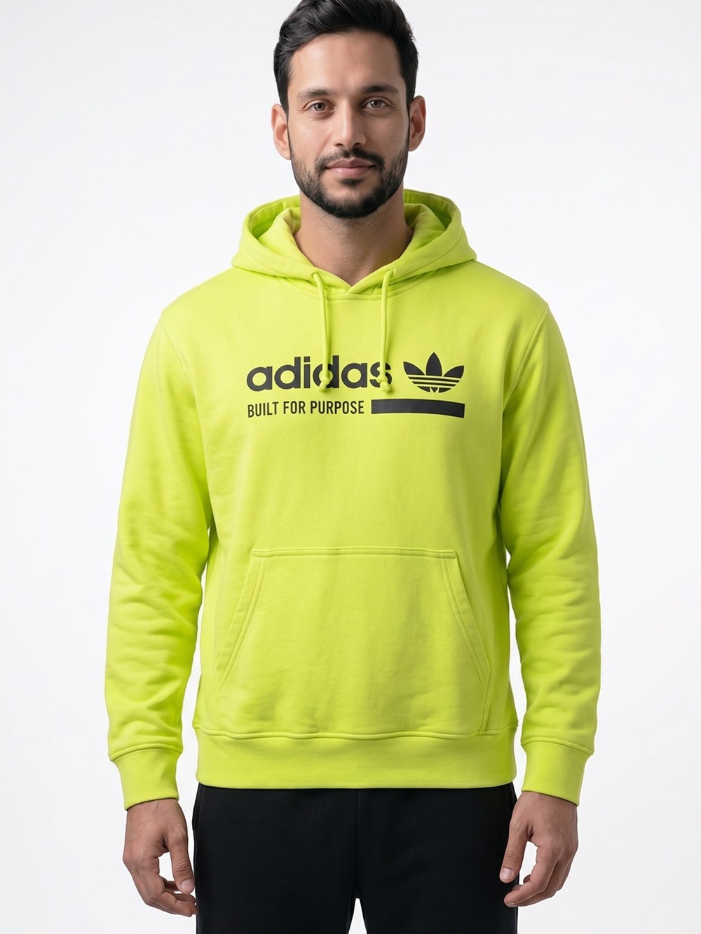 ⚡️ ADIDAS ORIGINALS NEON GRAPHIC HOODIE ⚡️ Size Medium